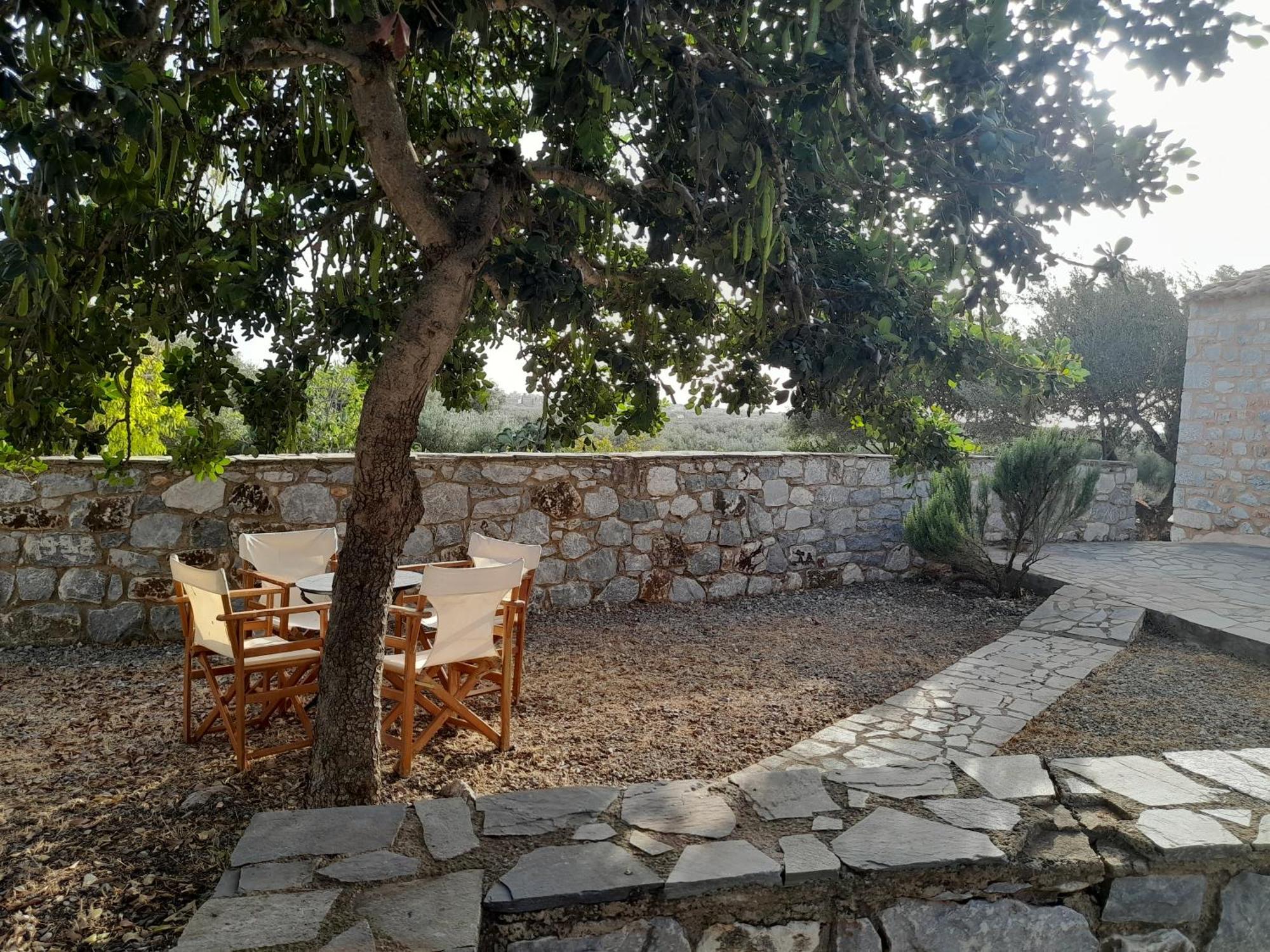 شقة The Two Carob Trees, Traditional Stonehouse, Nikandri, Pirgos Diros Lefkias المظهر الخارجي الصورة